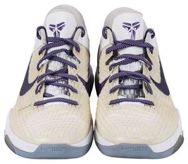 2012 Kobe Bryant Game Used and Signed Nike Zoom Elite Sneakers (JSA & DC Sports)